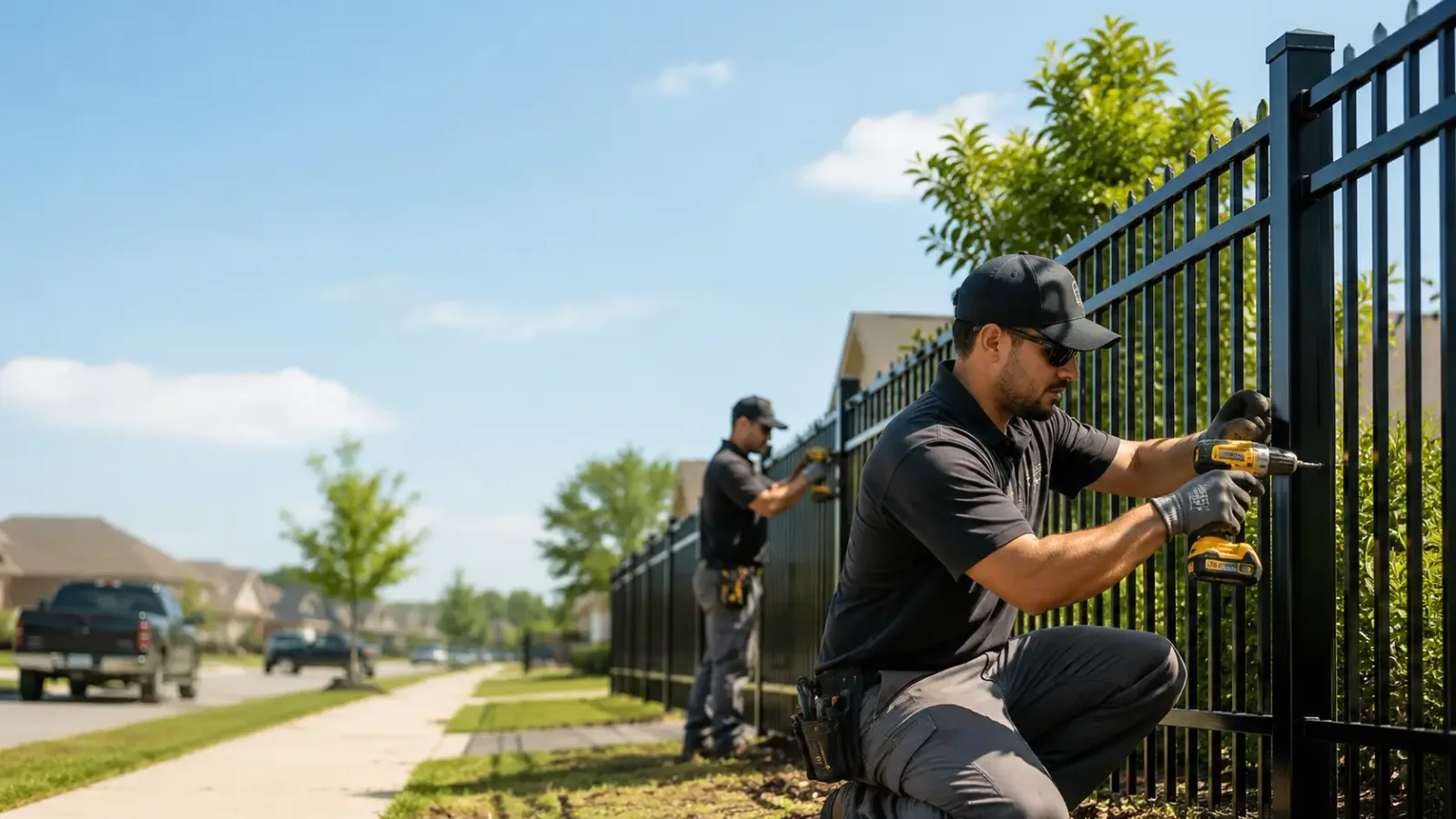 Metal Fence Installation in Sandy Hook, KY
